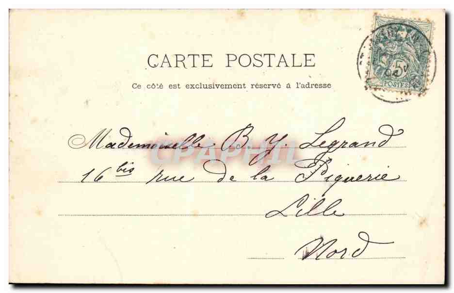 CPA Saint Valery En Caux Vue Sur la Plage — Rückseite