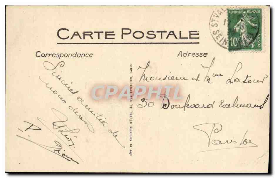 CPA Saint Valery En Caux Entree Du Port Les Jetees Bateau — Rückseite