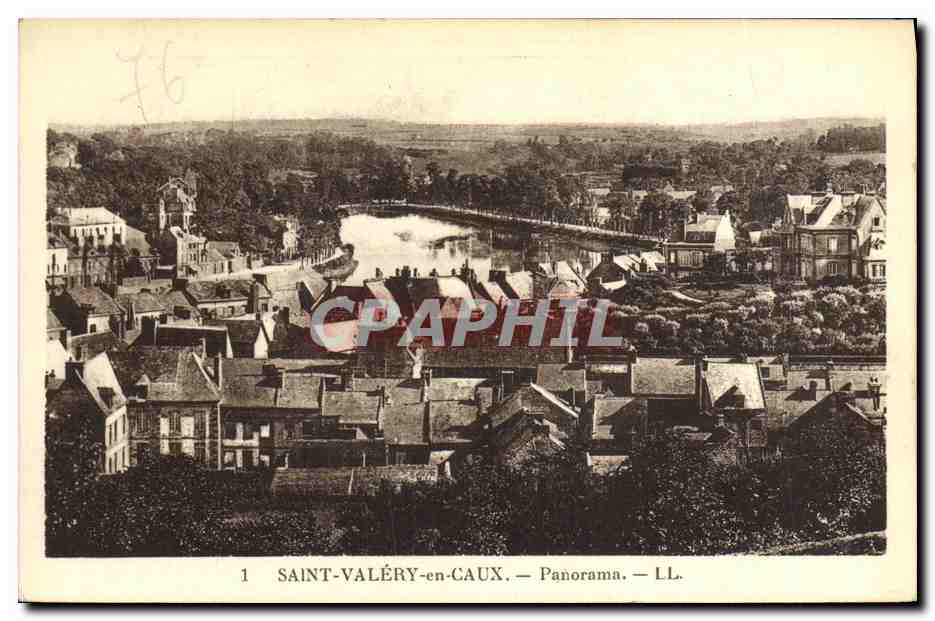 CPA St Valery en Caux Panorama