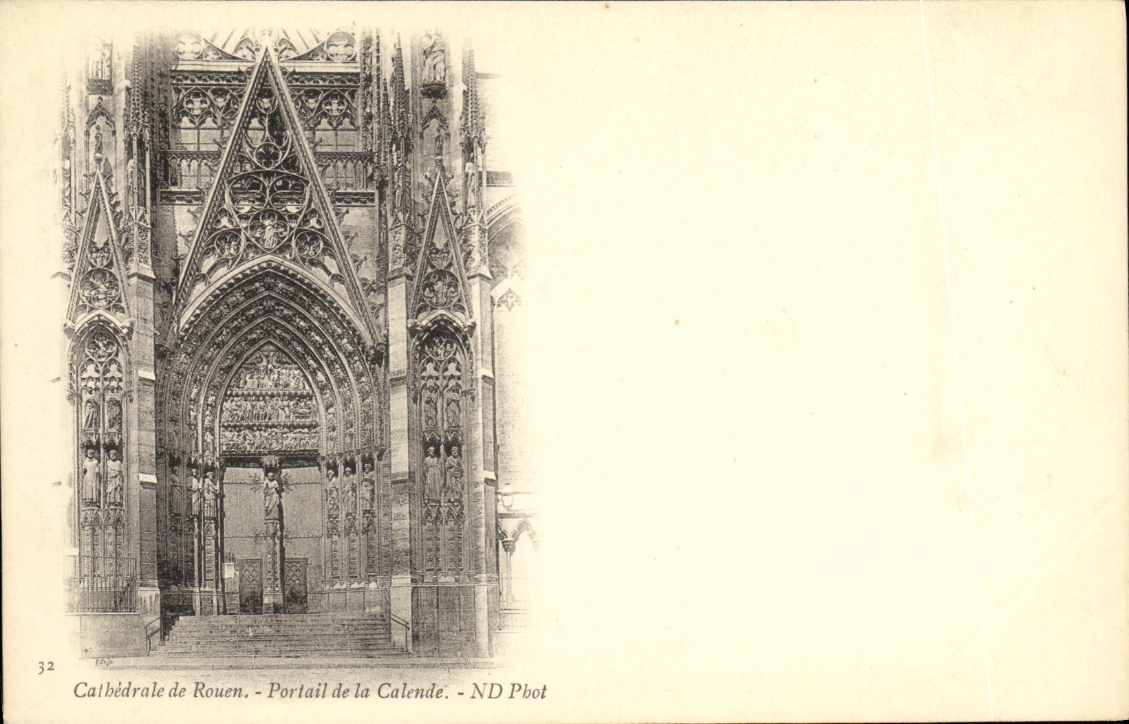 CPA Rouen Portail de la Calende
