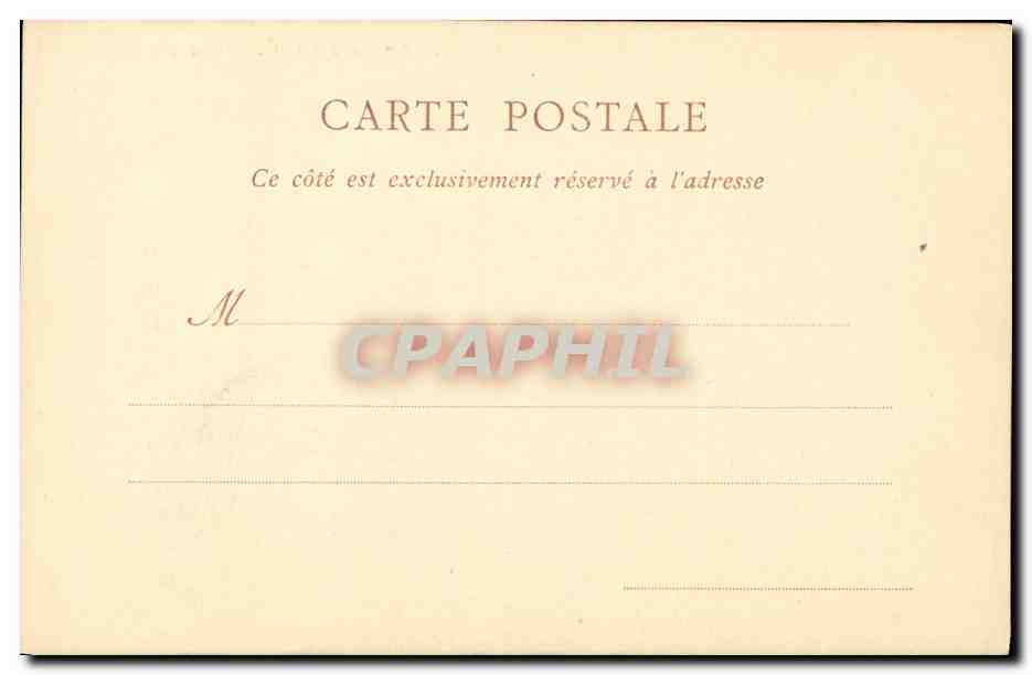 CPA Rouen Portail de la Calende — Rückseite