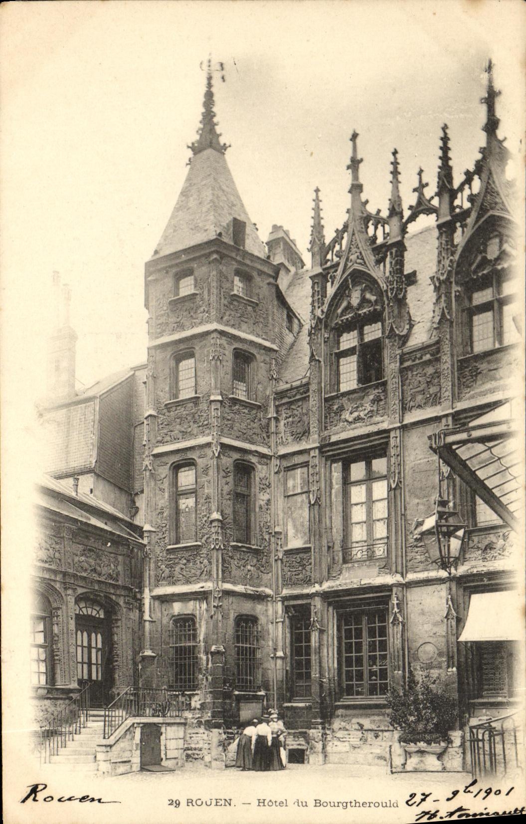 CPA Rouen Hotel du Bourgtherould