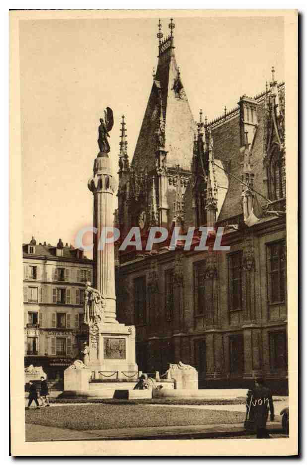 CPA Rouen Le monument aux morts Maxime REal del Sarte 