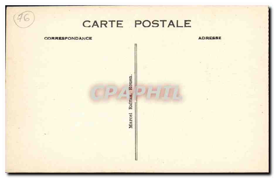 CPA De Rouen au Havre a bord du Felix Faure Pecheurs dans l estuaire Bateaux  — Verso