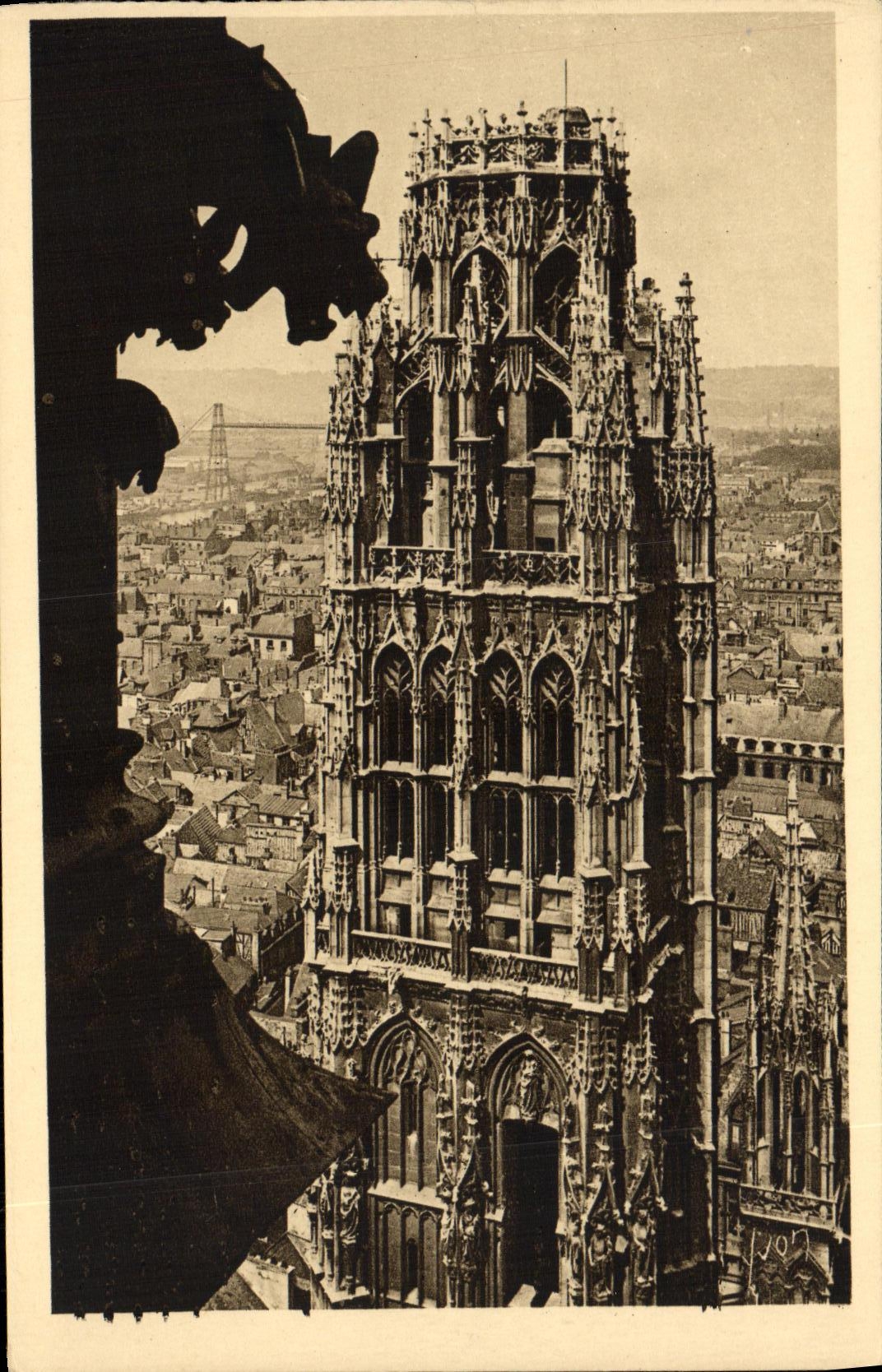 CPA Rouen La Tour du Beurre