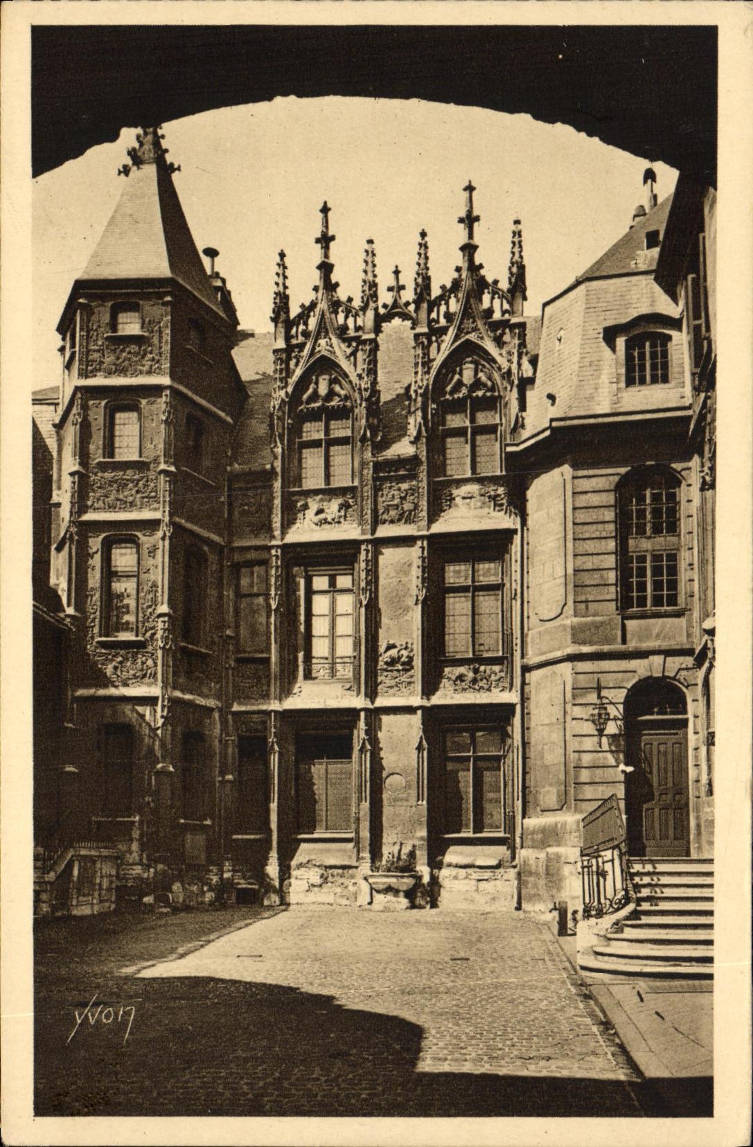 CPA Rouen Hotel du Bourgtheroulde