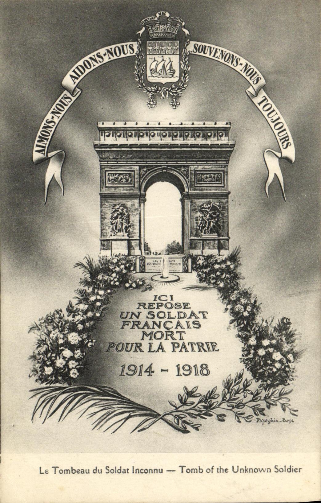 CPA Paris Le Tombeau du Soldat Inconnu Militaria