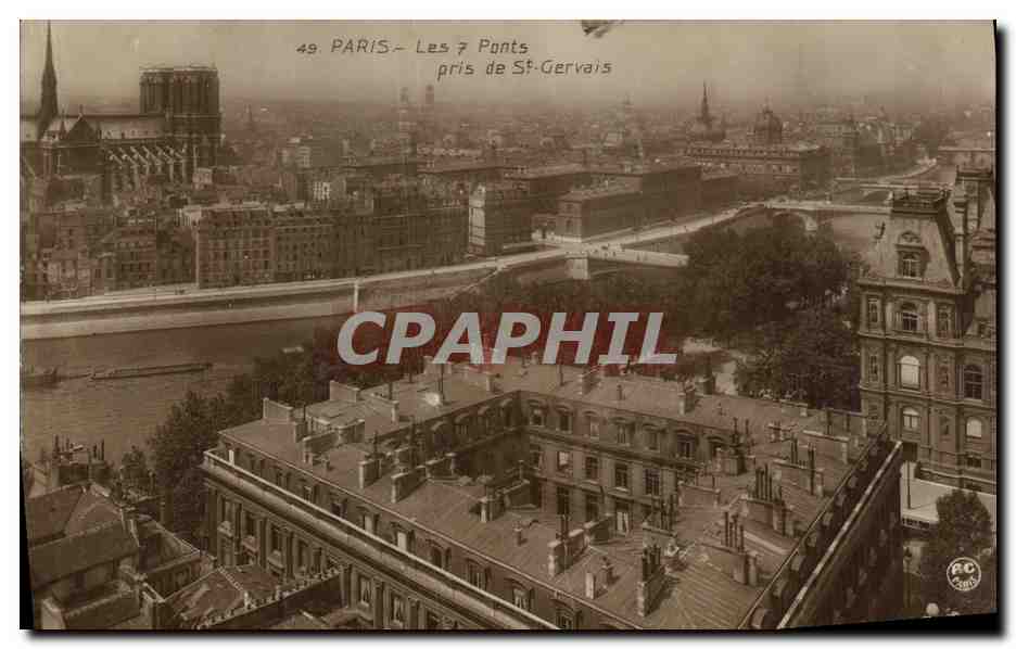 CPA Paris Les Ponts Pris de Gervais