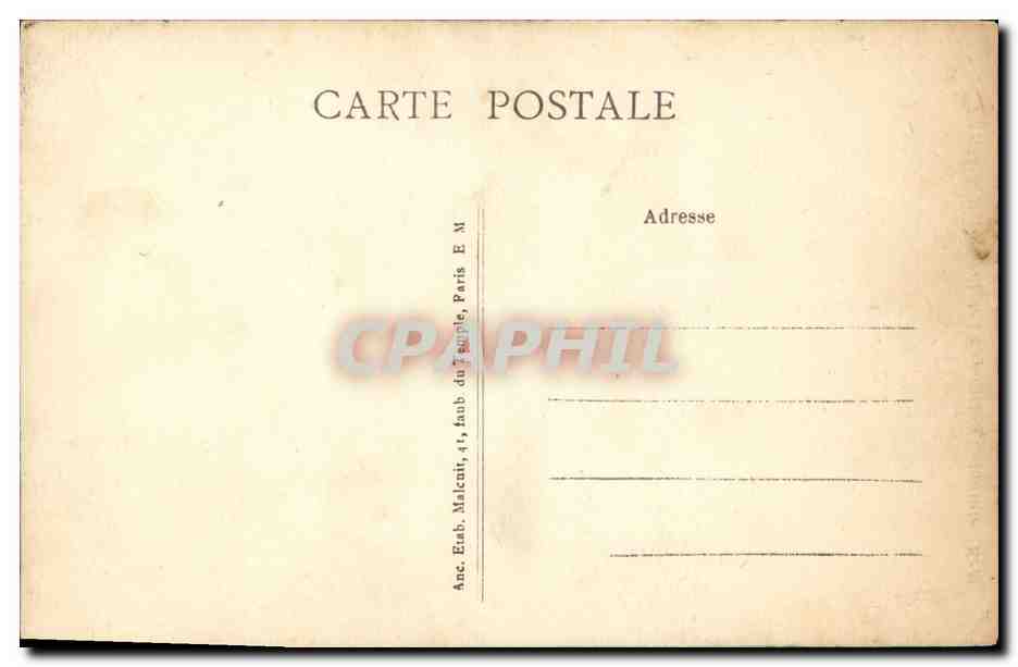 CPA Paris Monument de L Expansion Coloniale — Verso