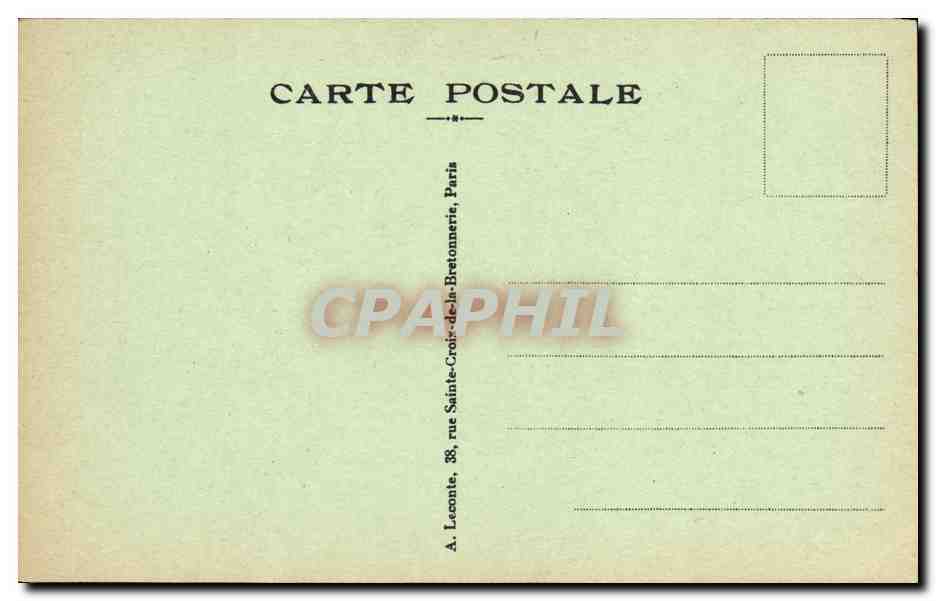 CPA Paris Musee de Cluny Le Puits — Verso