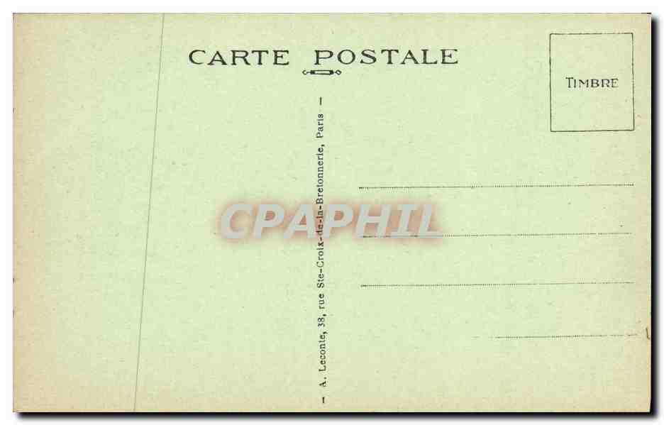 CPA Paris L Eglise Saint Laurent — Verso
