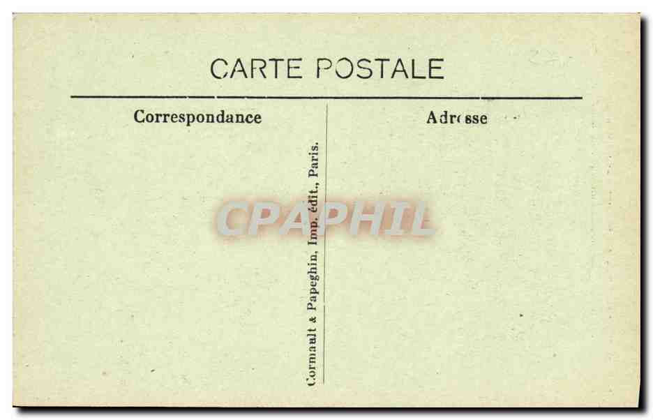 CPA Paris Le Dome des Invlides et les Nouveaux Jardins — Rückseite