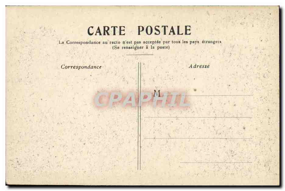 CPA Paris L Arc de Triomphe et la Place de L Etoile — Verso