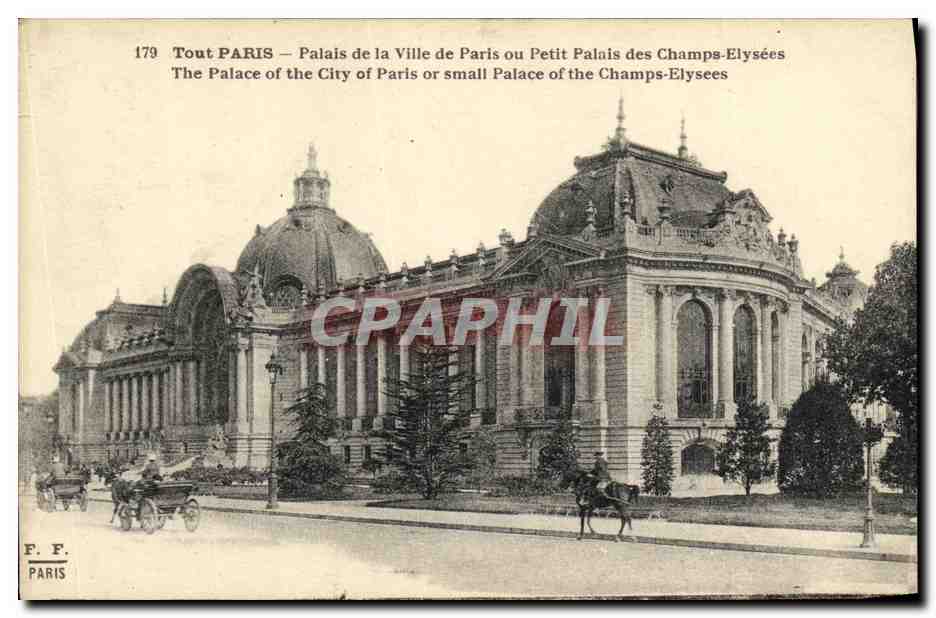 CPA Paris Palais de la Ville de Paris ou Petit Champs Elysees