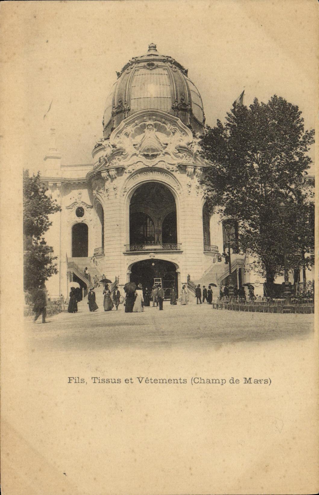 CPA Paris Fils Tiissus et Vetements