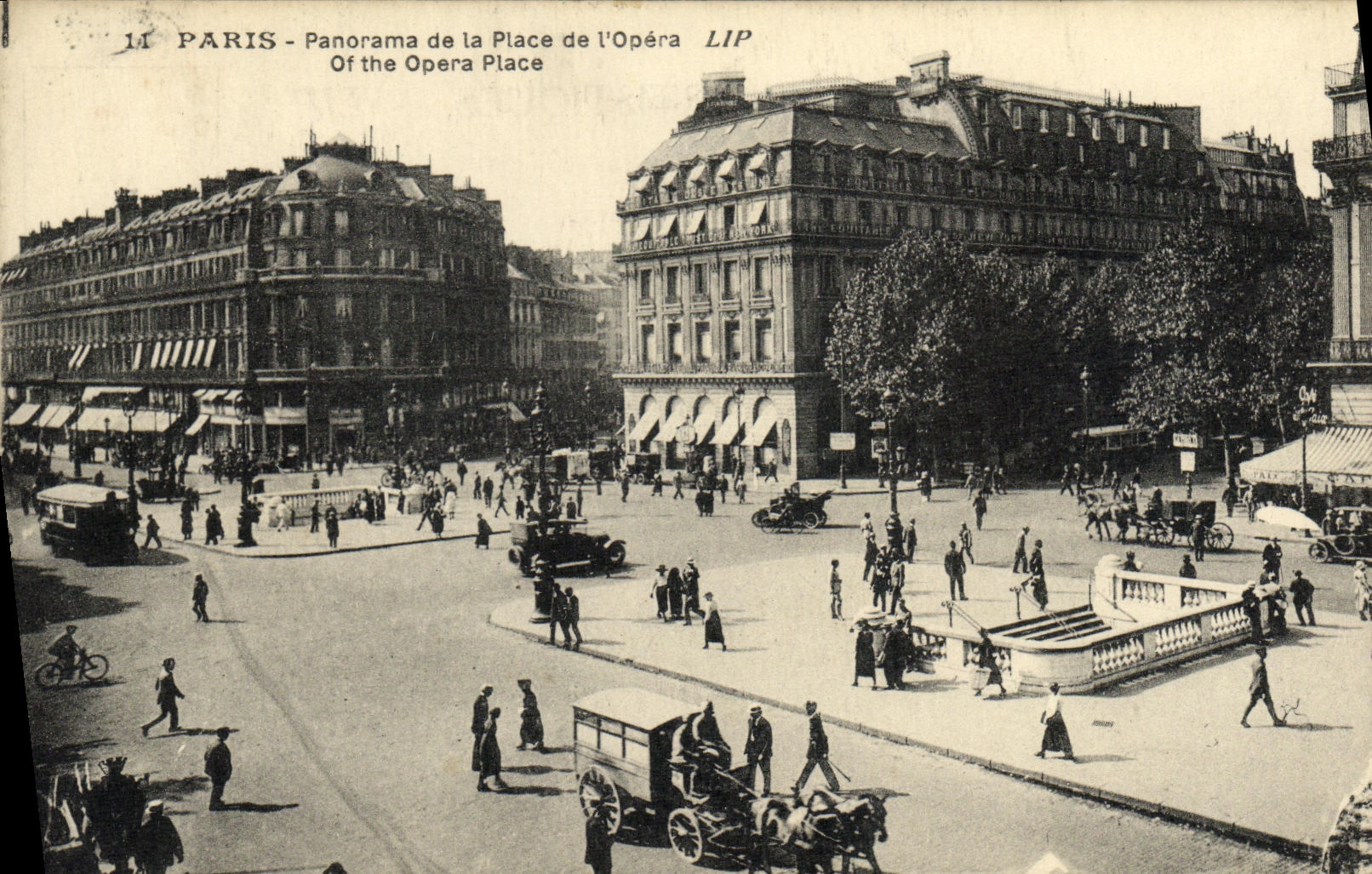 Paris - Panorama de la Place de l'Opéra — LIP