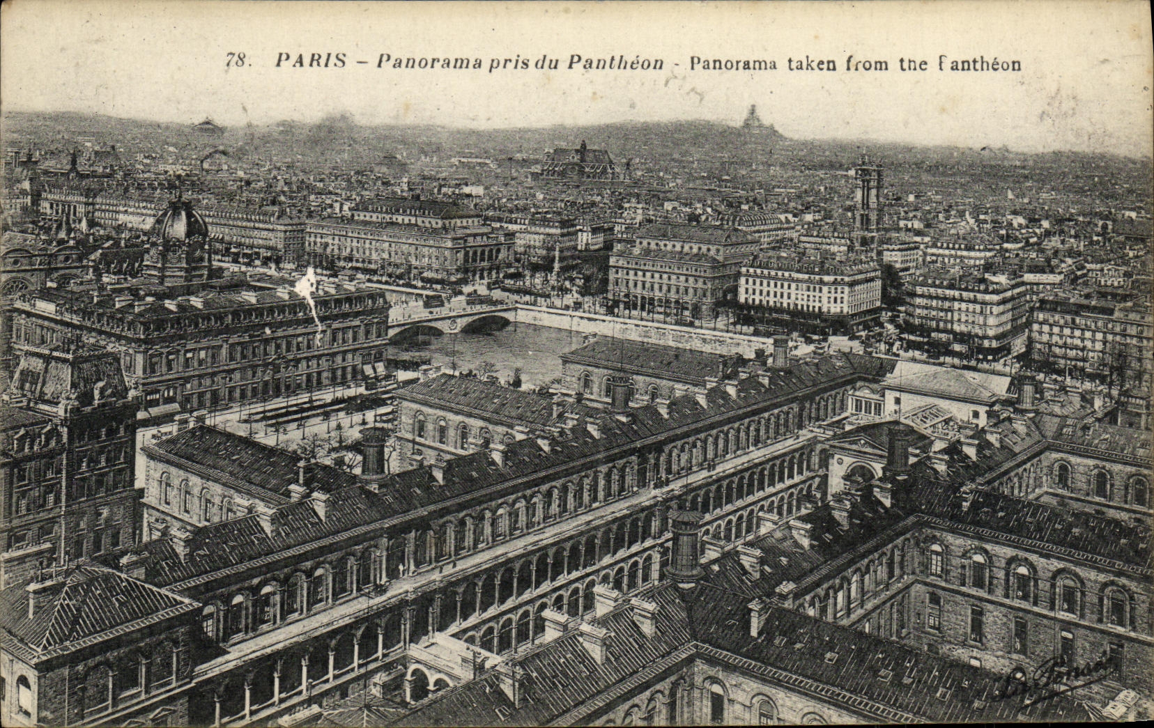 PARIS – Panorama pris du Panthéon – Panorama taken from the Panthéon