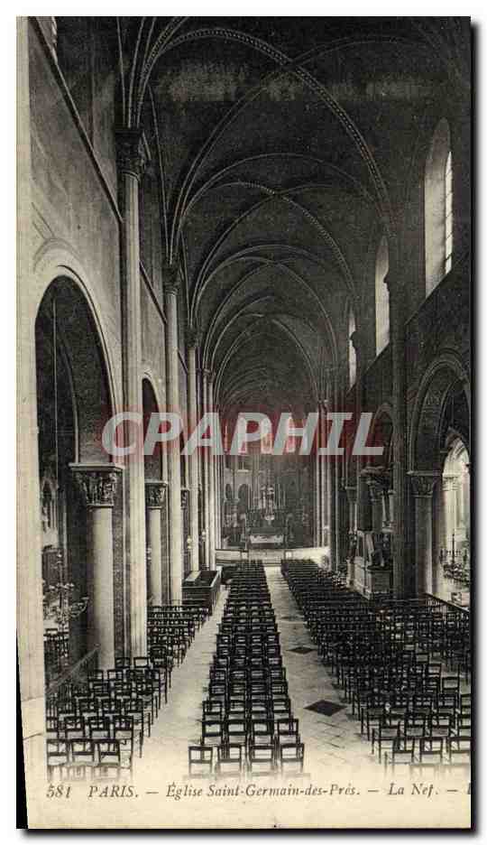 Paris — Église Saint-Germain-des-Prés — La Nef