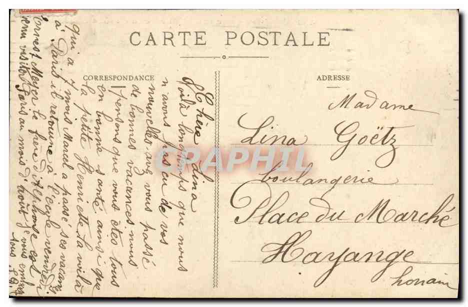 CPA Paris La Place de la Nation Anciennement Place du Trone — Rückseite
