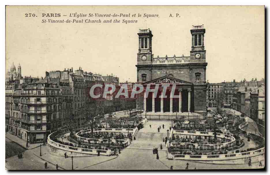 CPA Paris L Eglise Saint Germain 