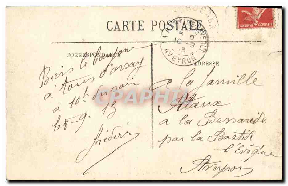 CPA Paris Le Nourelle Gare d Orleans et le Palais de la Legion — Rückseite
