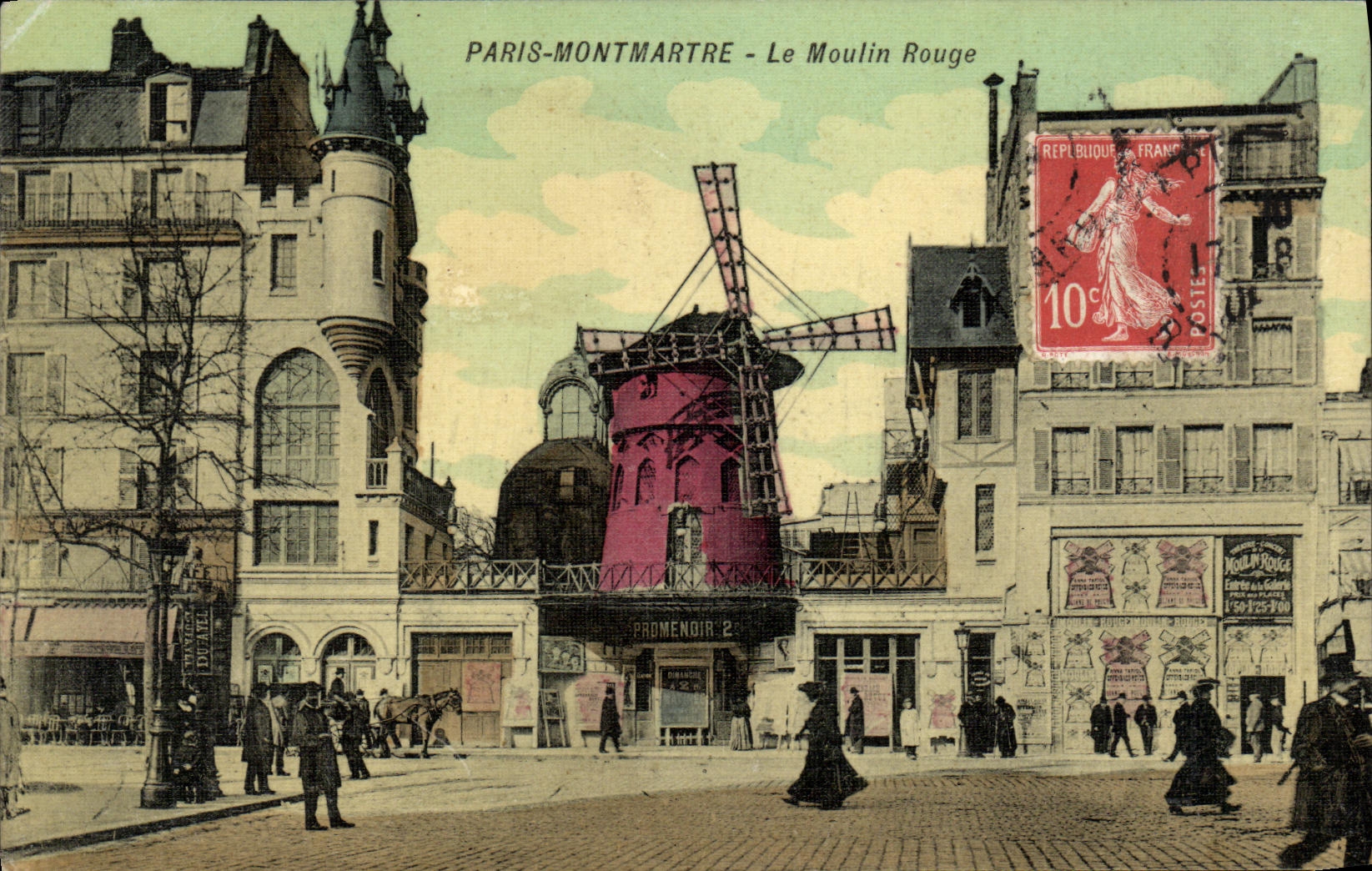 CPA Paris Montmartre Le Moulin Rouge