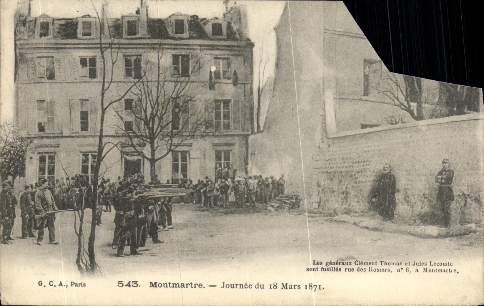 CPA Paris Montmartre Journee du 18 mars 1871 Militaria 