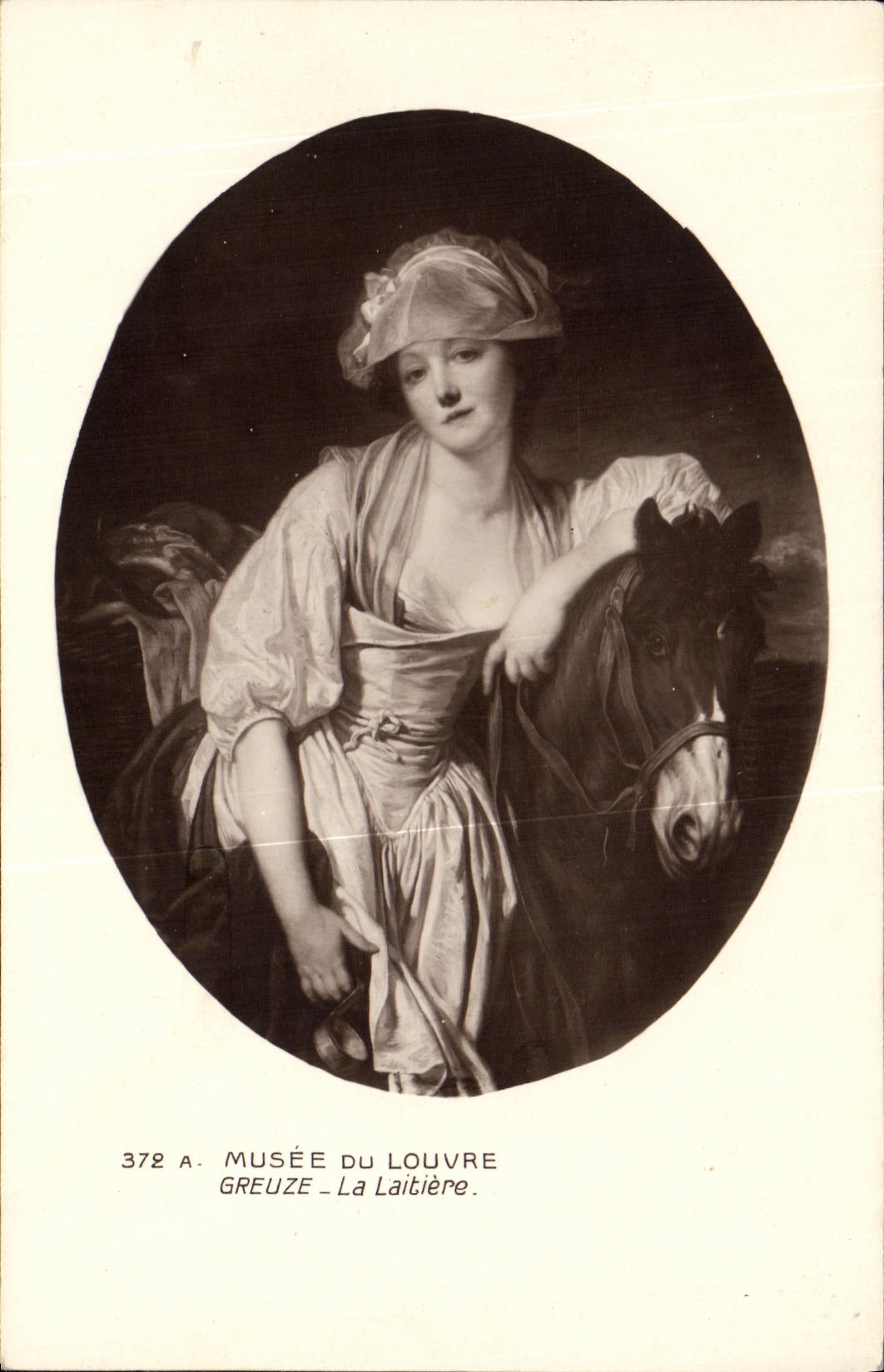 CPA Musee Du Louvre Greuze La Laitiere