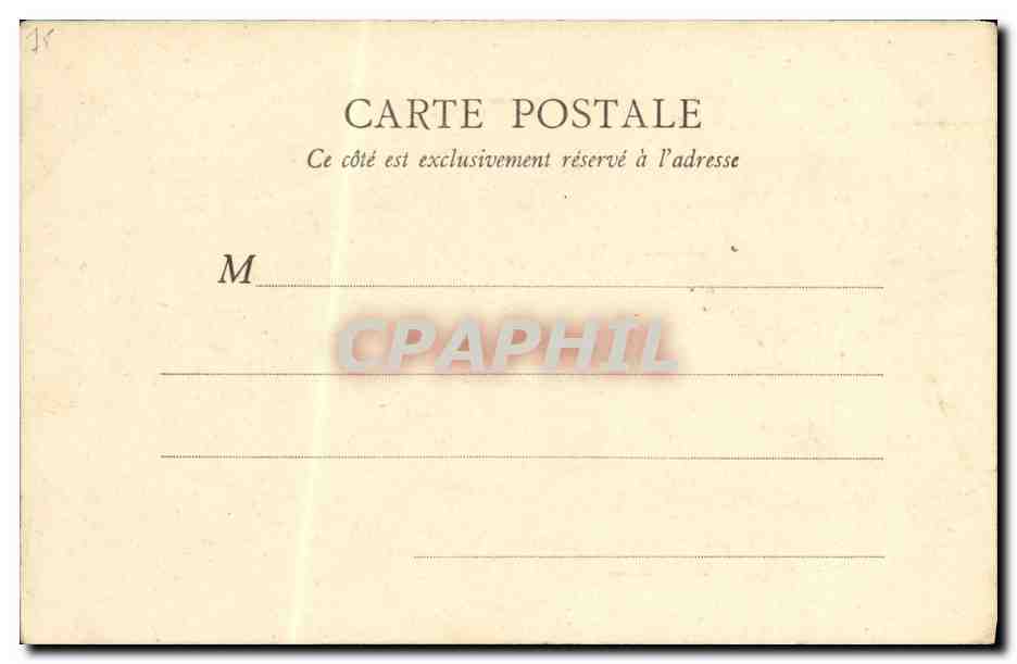 CPA Paris Rue Soufflot Le Pantheon  — Rückseite