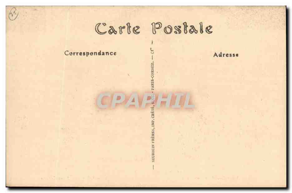 CPA Paris Eglise Saint Julien le Pauvre Un pilier d une colonne de la nef — Rückseite