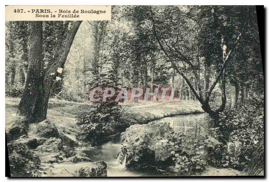 CPA Paris Bois de Boulogne Sous la Feuillee