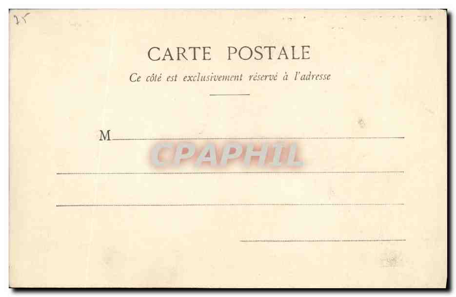 CPA Paris Bois de Boulogne Sous la Feuillee — Verso