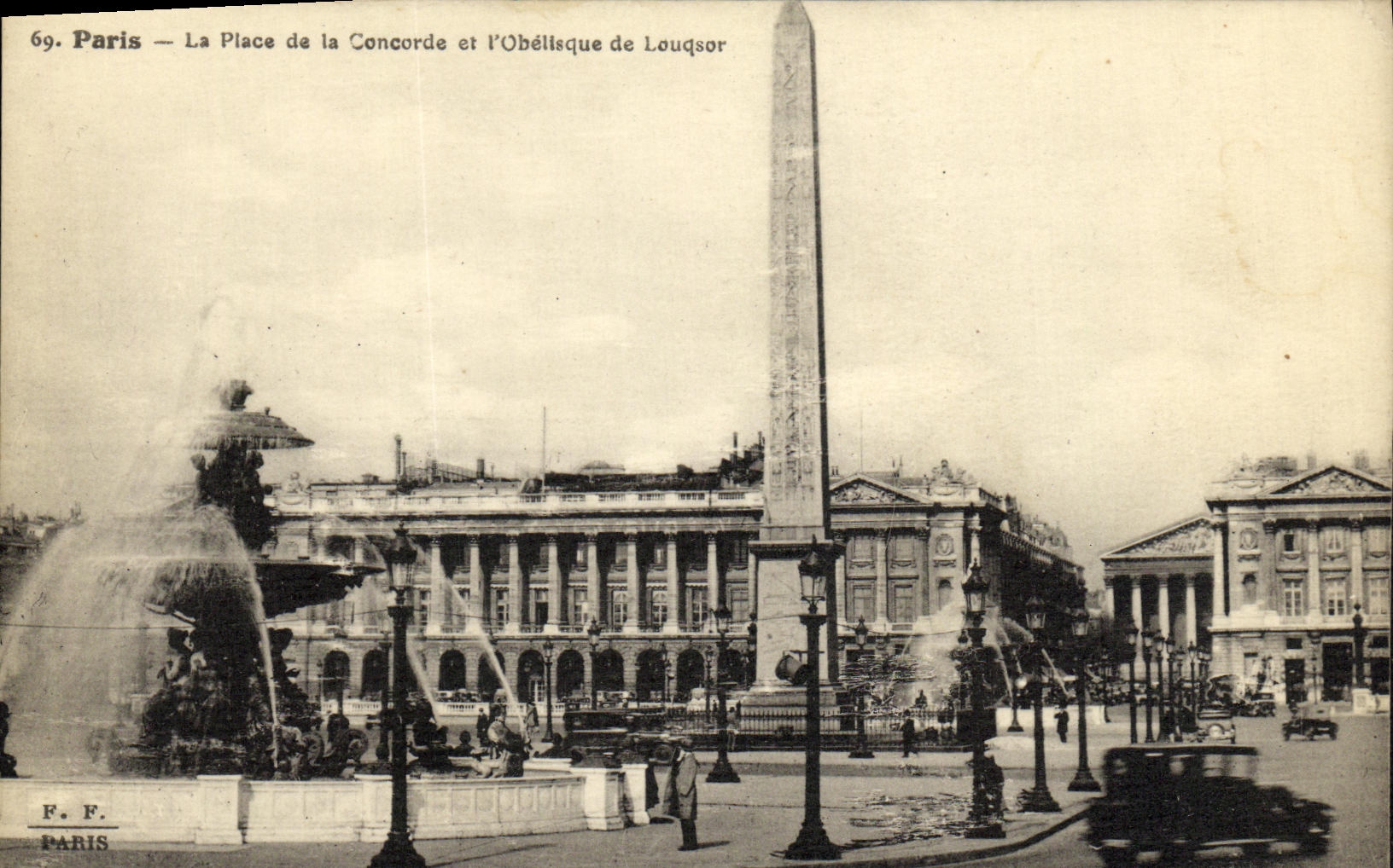 CPA Paris La Place de la Concorde et L Obellsque de Louqsor