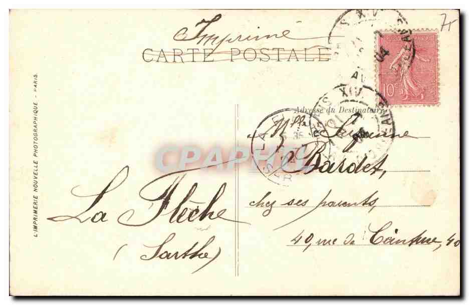 CPA Paris Le Bois de Boulogne Aux Acacias Chevaux — Rückseite