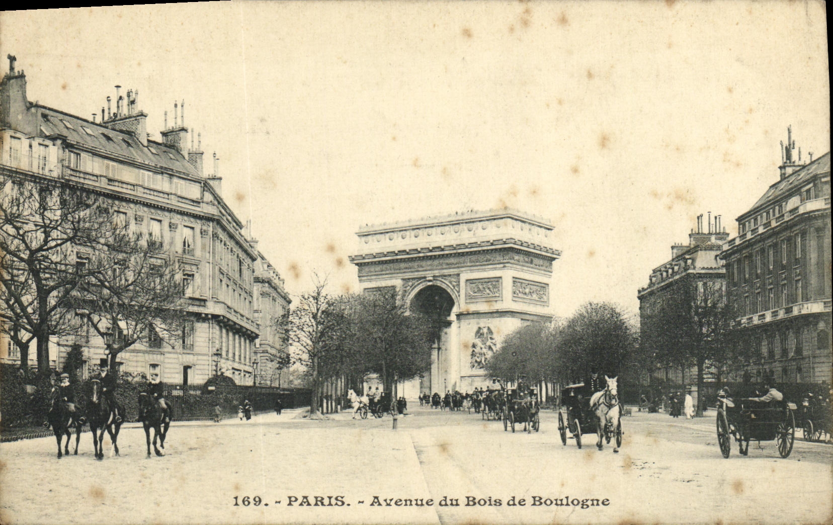 CPA Paris Avenue du Bois Boulogne