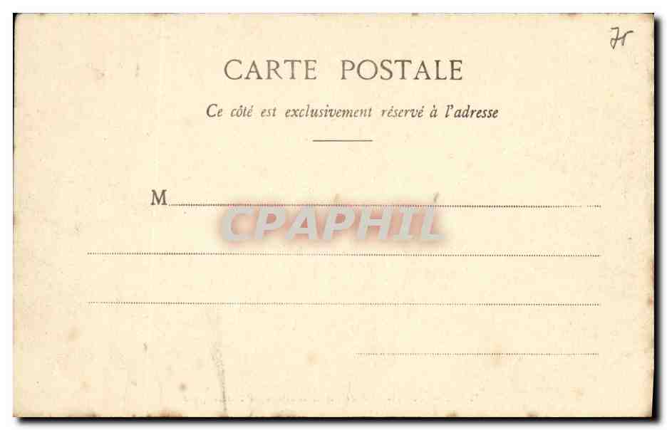 CPA Paris Avenue du Bois Boulogne — Rückseite