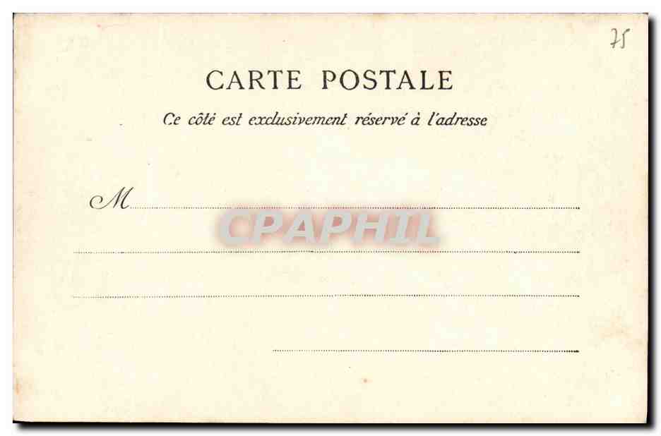 PARIS — Bois de Boulogne — CPAPHIL — Rückseite
