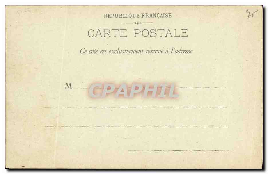 CPA Paris Boulerards Saint Marlin et Saint Denis — Verso