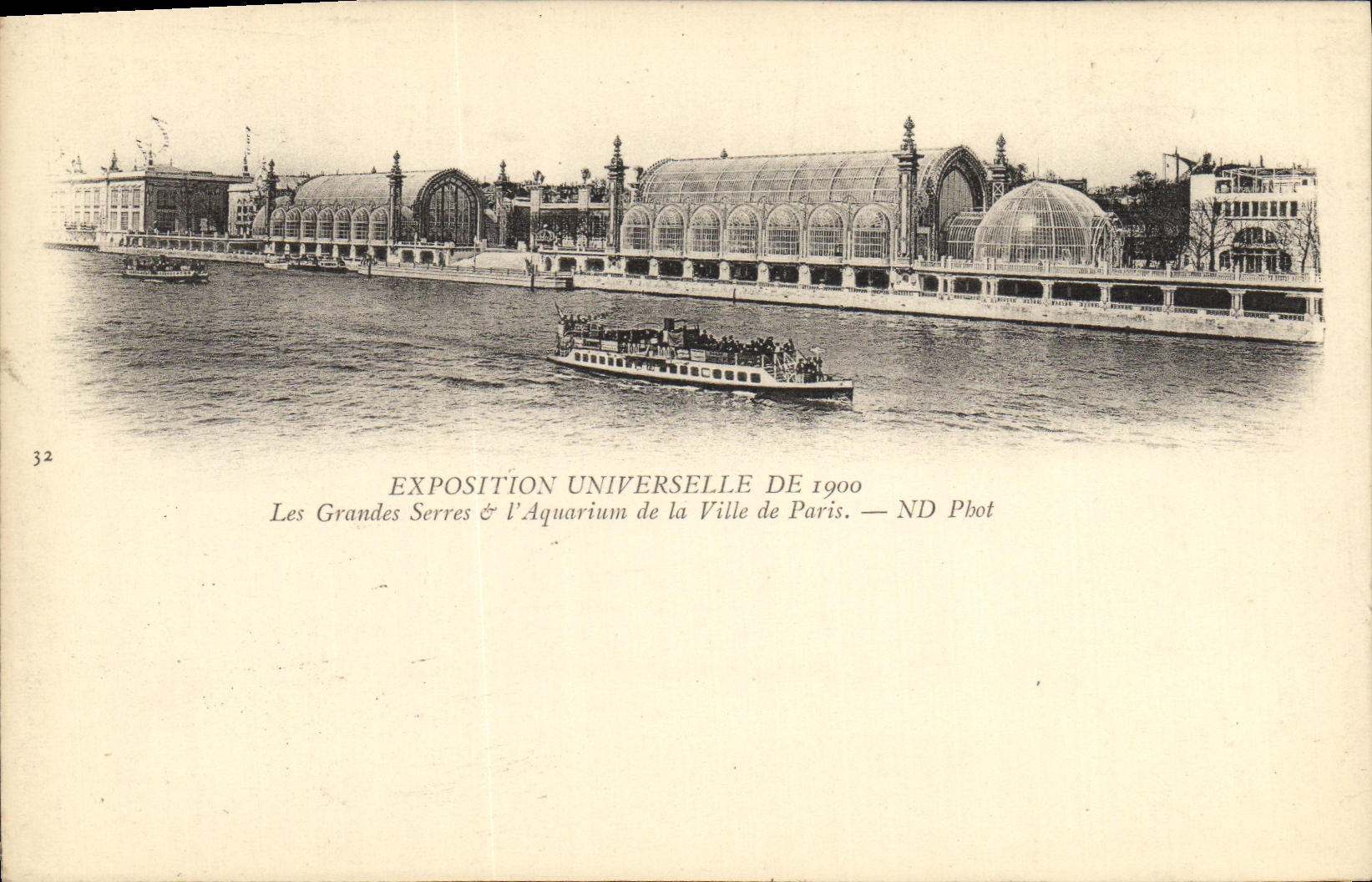 Les Grandes Serres & l'Aquarium de la Ville de Paris — Exposition Universelle de 1900 — ND Pbot