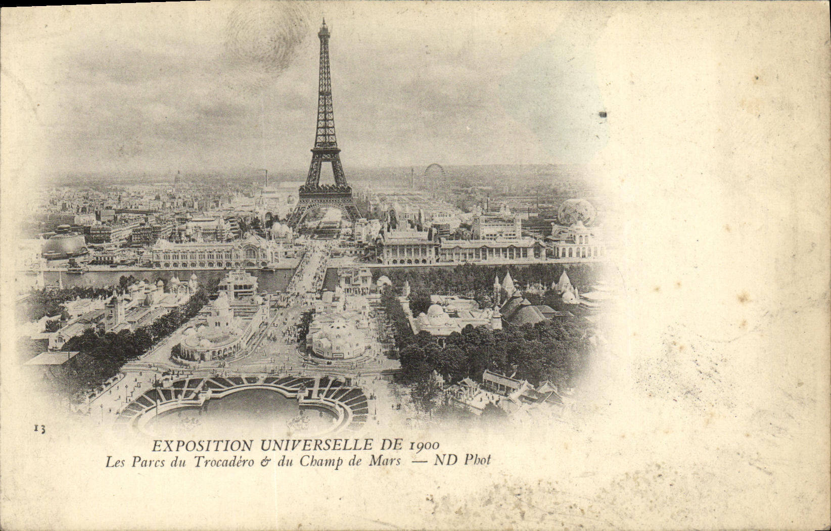 Esposizione Universale del 1900 — I parchi del Trocadéro e del Campo di Marte — ND Phot