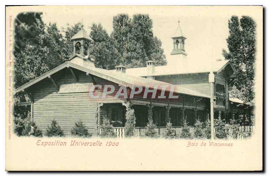 CPA Paris Exposition Universelle 1900 Bois de Vincennes