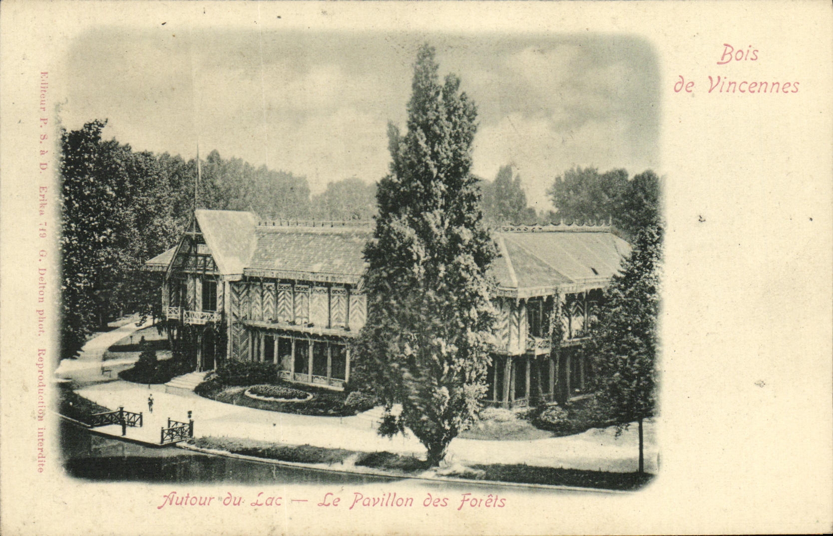 CPA Bois De Vincennes Autour du lac Le pavillon des forets