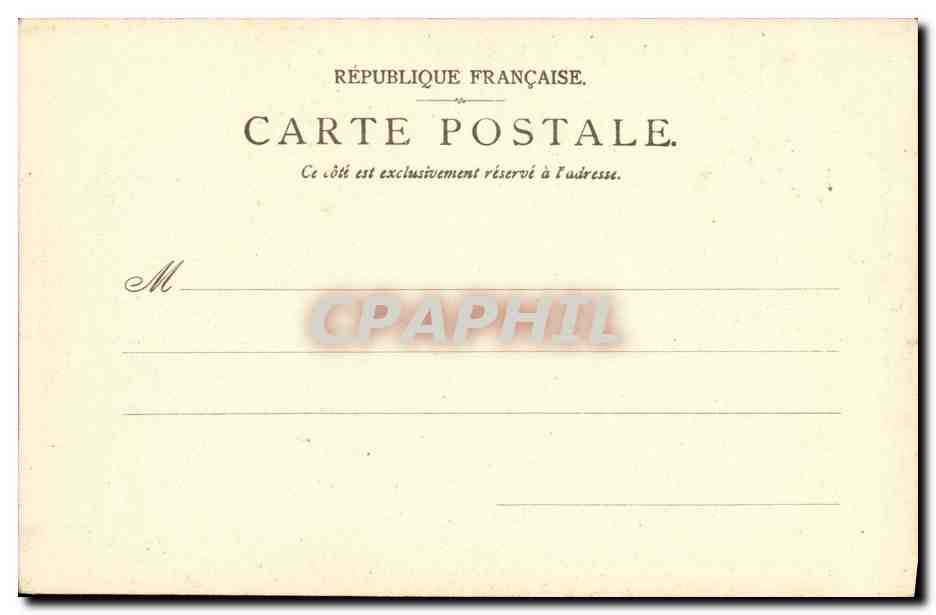 CPA Bois de Vincennes Exposition universelle 1900 Les maisosn ouvrieres — Verso
