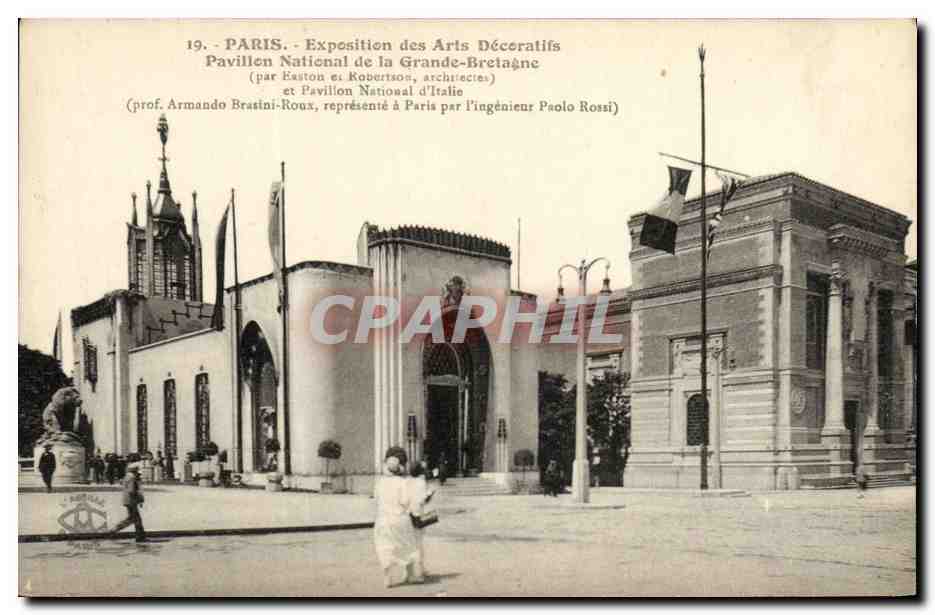 CPA Paris Exposition des Arts Decoratifs Pavillon national de la Grande Bretagne