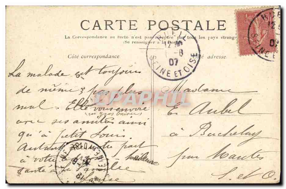 CPA Paris La Gare du Guai d Orsay est Pare la Plus Moderne — Rückseite
