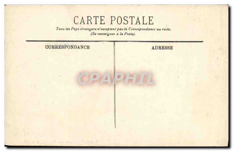CPA Paris La Tour Eiffel Peniche Seine — Rückseite