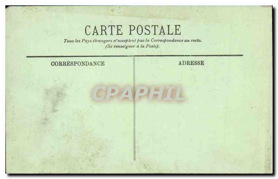 CPA Paris Tour Eiffel Peniche — Rückseite