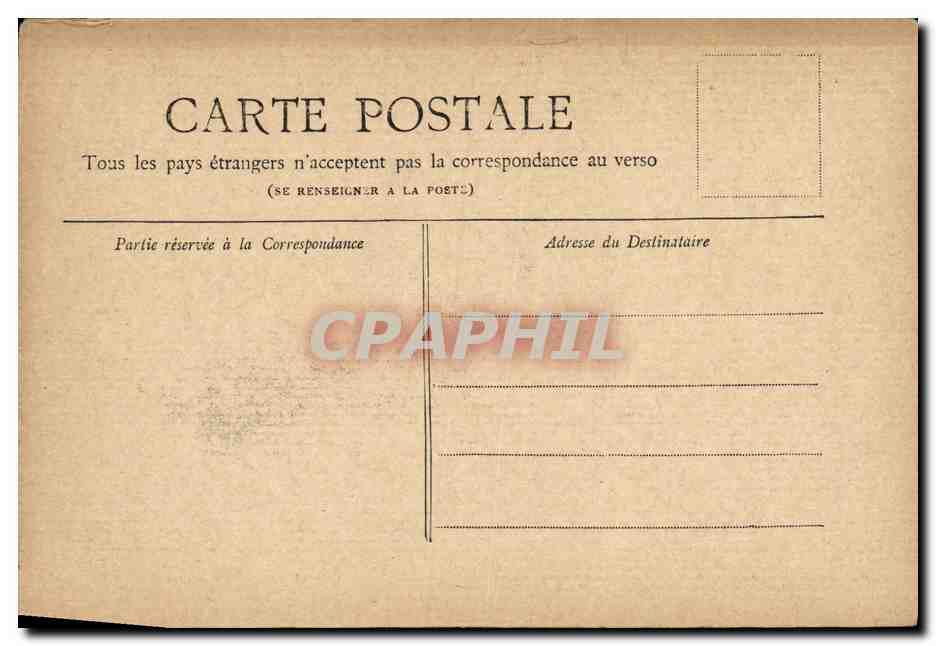 CPA Paris Peurnal Le Parc Monceau La Naumachie — Rückseite