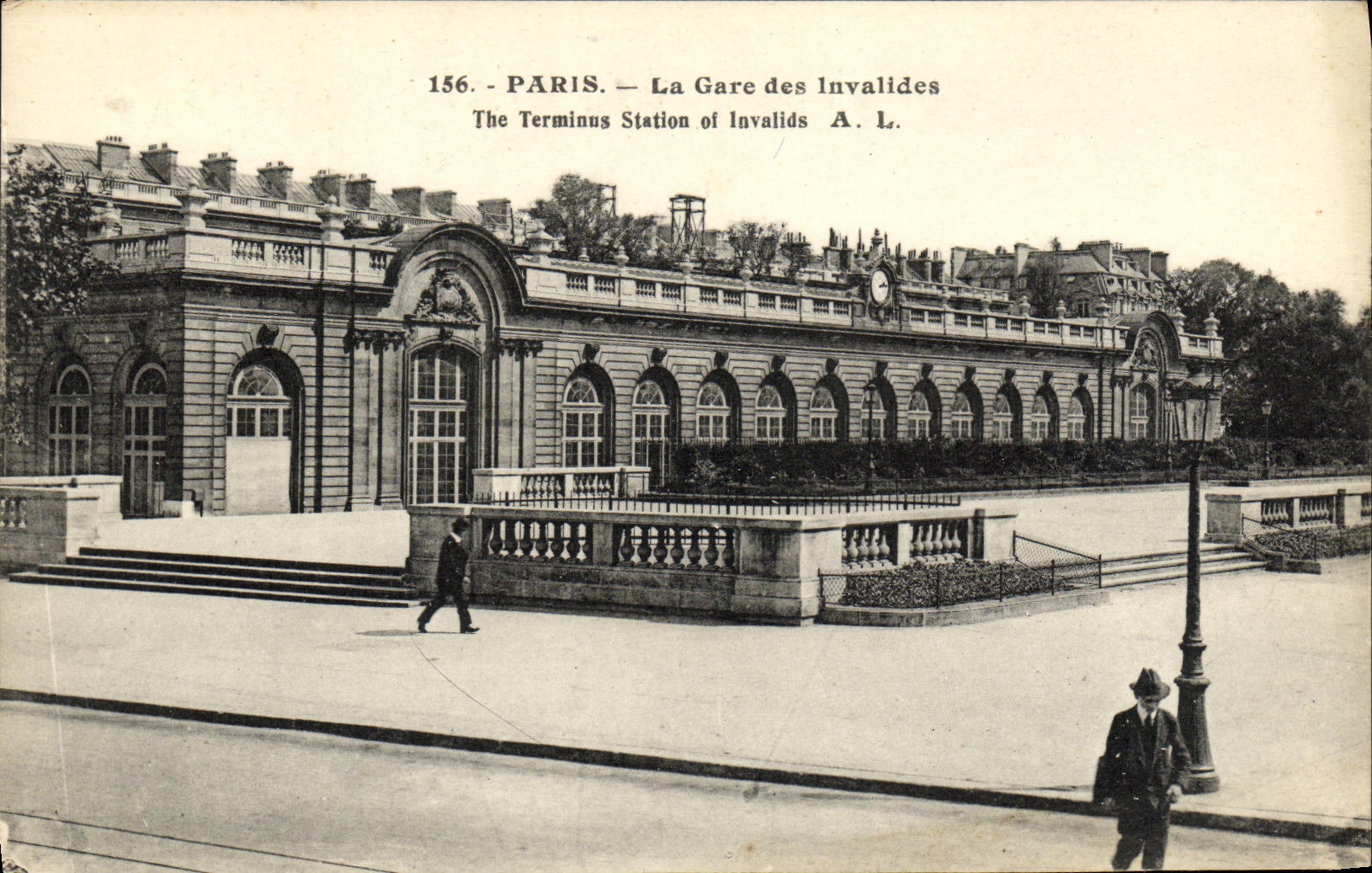 CPA Paris La Gare des Invalides