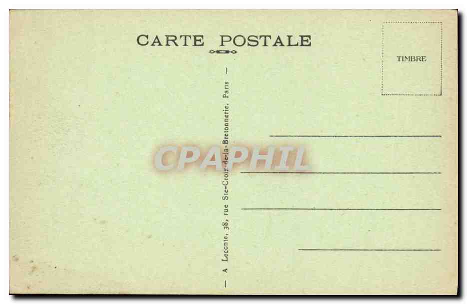 CPA Paris La Gare des Invalides — Rückseite